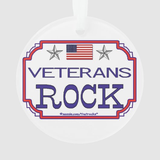Veterans Rock Ornament (achterkant)