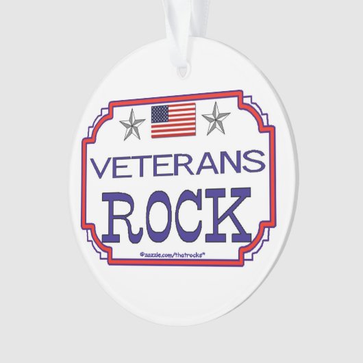 Veterans Rock Ornament (voorkant)