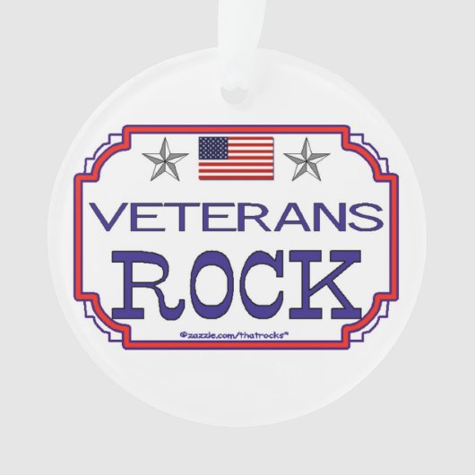 Veterans Rock Ornament (voorkant)