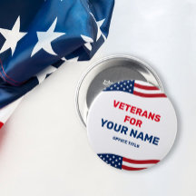 Veterans voor Custom Candidate Name Campaign Butto