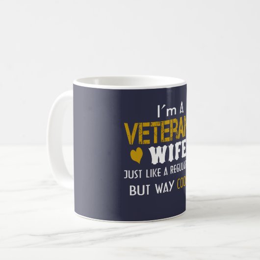Veteran's vrouw koffiemok (Voorkant links)