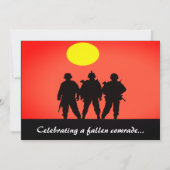 Veteransoldaten gevierd door het leven van het gas kaart (Voorkant)