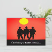 Veteransoldaten gevierd door het leven van het gas kaart (Staand voorkant)