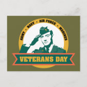 Veterens Dag Briefkaart (Voorkant)