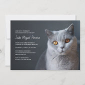 Veterinair Afstuderen Feest Casual Kaart (Voorkant)