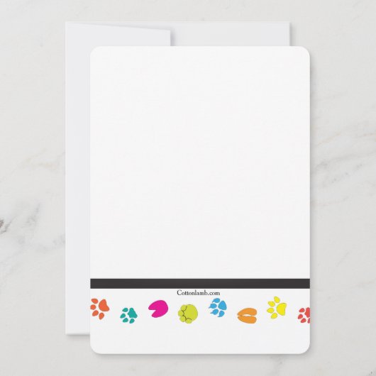 Veterinair Afstuderen Uitnodiging (Achterkant)