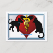 veterinair bedrijf visitekaartje (Achterkant)