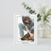 Veterinair Briefkaart (Staand voorkant)