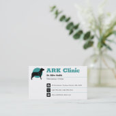 Veterinair Clinic | Info Afsprakenkaartje (Staand voorkant)