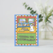 Veterinair Dank-u-kaart Briefkaart (Staand voorkant)