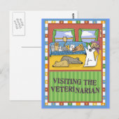 Veterinair Dank-u-kaart Briefkaart (Voorkant / Achterkant)