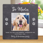 Veterinair dank U schildert afdrukken Aangepaste f Fotoplaat