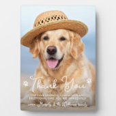 Veterinair Dank u Veterinary Dog Pet Photo Fotoplaat (voorkant)