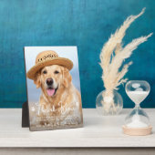 Veterinair Dank u Veterinary Dog Pet Photo Fotoplaat (Zijkant)