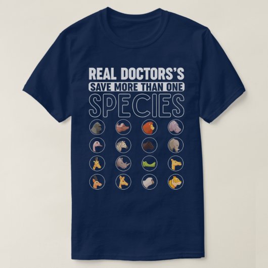 Veterinair Doctor Dierredder T-shirt (Design voorkant)