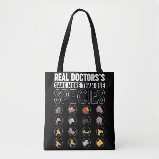 Veterinair Doctor Dierredder Tote Bag (Voorkant)