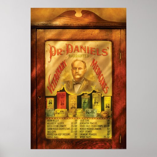 Veterinair - Dr. Daniels, Veterinary Medicines Poster (Voorkant)