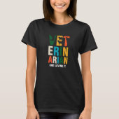Veterinair en liefhebbend, technisch veterinair te t-shirt (Voorkant)