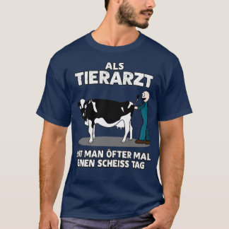 Veterinair Funny Gezegde sluit zich aan bij de Koe T-shirt