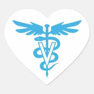 Veterinair geneesmiddelsymbool hart sticker