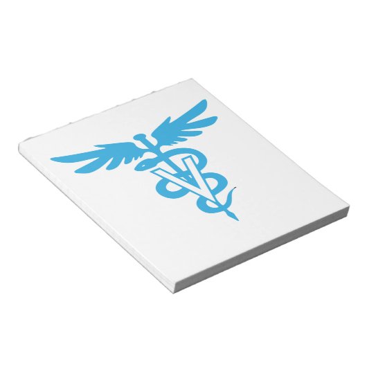 Veterinair geneesmiddelsymbool notitieblok (Schuin)