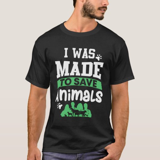 Veterinair Gift Vet Tech Assistant T-shirt (Voorkant)