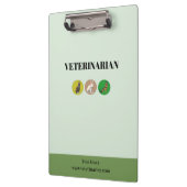Veterinair Groen Klembord (Links)