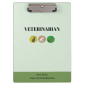 Veterinair Groen Klembord (Voorkant)