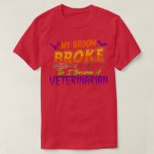 Veterinair Haloween grappig T-shirt (Design voorkant)