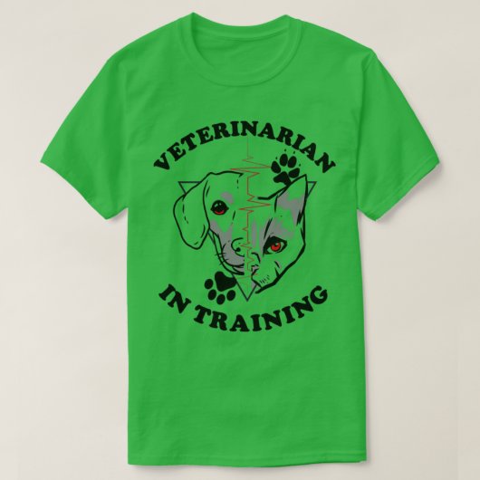 Veterinair in Opleiding2 T-shirt (Design voorkant)
