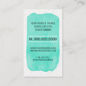 Veterinair klinisch kruis  visitekaartje (Achterkant)