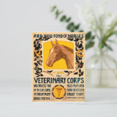 Veterinair Korps Briefkaart (Staand voorkant)