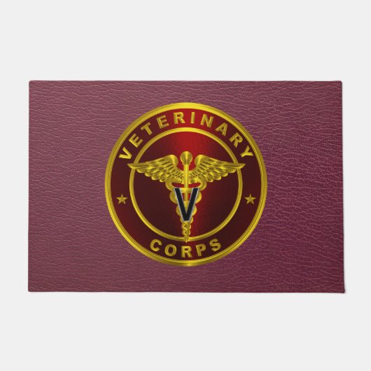 VETERINAIR KORPS DEURMAT (Voorkant)