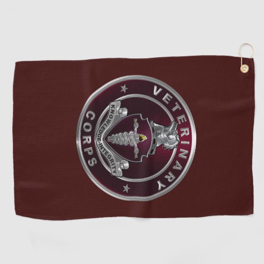 Veterinair Korps Golfhanddoek (Horizontaal)