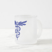veterinair logo 4 matglas koffiemok (Voorkant rechts)