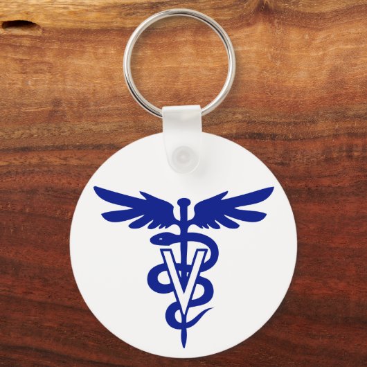 veterinair logo 4 sleutelhanger (Voorkant)