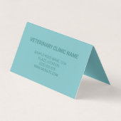 Veterinair Man en Dieren - Klantenbenoeming Visitekaartje (Achterkant)