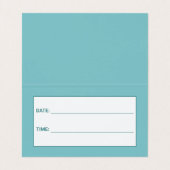 Veterinair Man en Dieren - Klantenbenoeming Visitekaartje (Binnenkant ongevouwen)