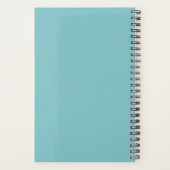 Veterinair Man met dieren en aangepaste tekst Planner (Achterkant)