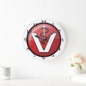 Veterinair medisch symbool grote klok (Huis)