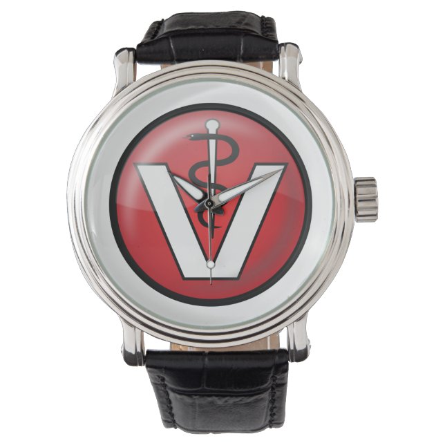 Veterinair medisch symbool horloge (Voorkant)