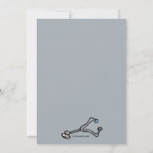 Veterinair met het Afstuderen van de hond Kaart (Achterkant)