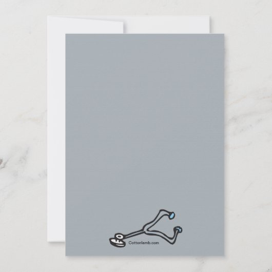 Veterinair met het Afstuderen van de hond Kaart (Achterkant)