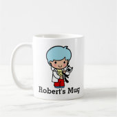 Veterinair met Kitty Cat Koffiemok (Links)