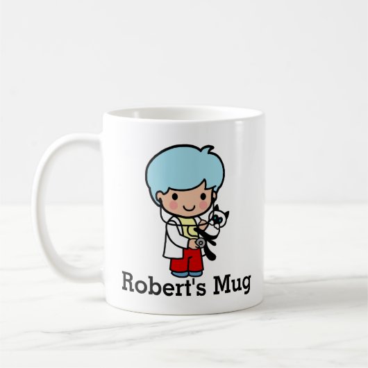 Veterinair met Kitty Cat Koffiemok (Links)