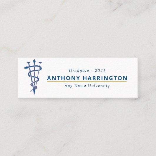 Veterinair Mini Visitekaartje (Voorkant)