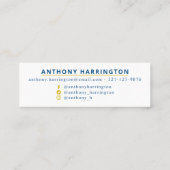 Veterinair Mini Visitekaartje (Achterkant)