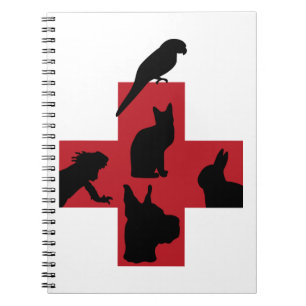 Veterinair ontwerp notitieboek