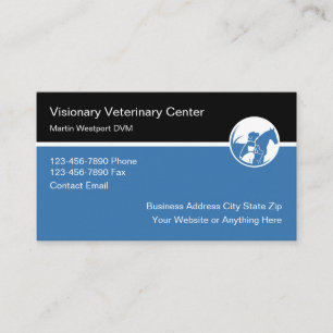 Veterinair ontwerp van medische Visitekaartjes