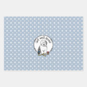 Veterinair oud Engels Sheepdog Cute Get Good Inpakpapier Vel (Voorkant)